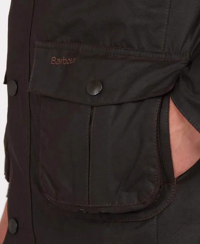 Corbridge Wax Jacket Black Men Barbour Waxed Jackets