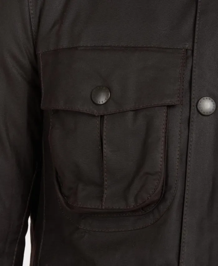 Corbridge Wax Jacket Black Men Barbour Waxed Jackets