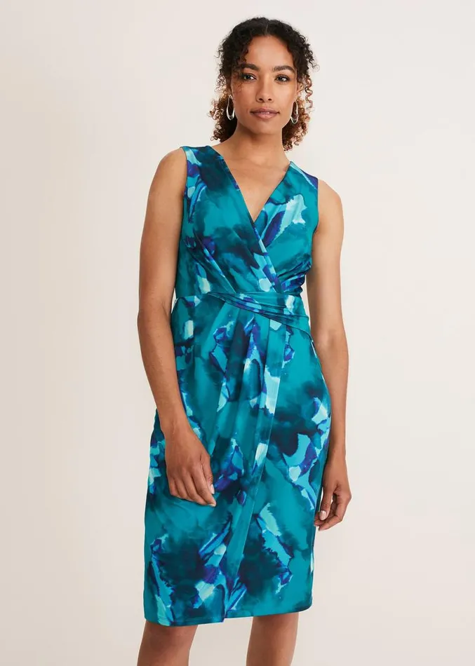 Corrin Print Jackie Dress Malachitemulti Women Phase Eight Dresses