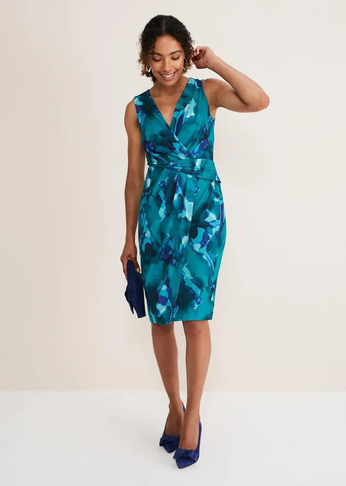 Corrin Print Jackie Dress Malachitemulti Women Phase Eight Dresses