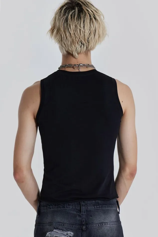 Cosmo Vest Black Men Jaded London Vests