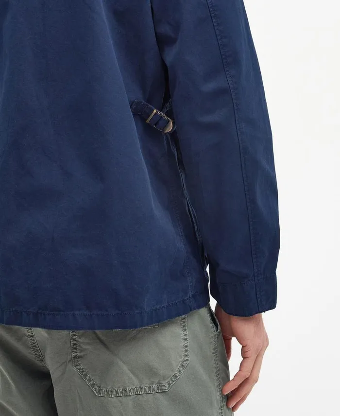 Cotton Salter Overshirt Classic Navy Men Barbour Casual Jackets