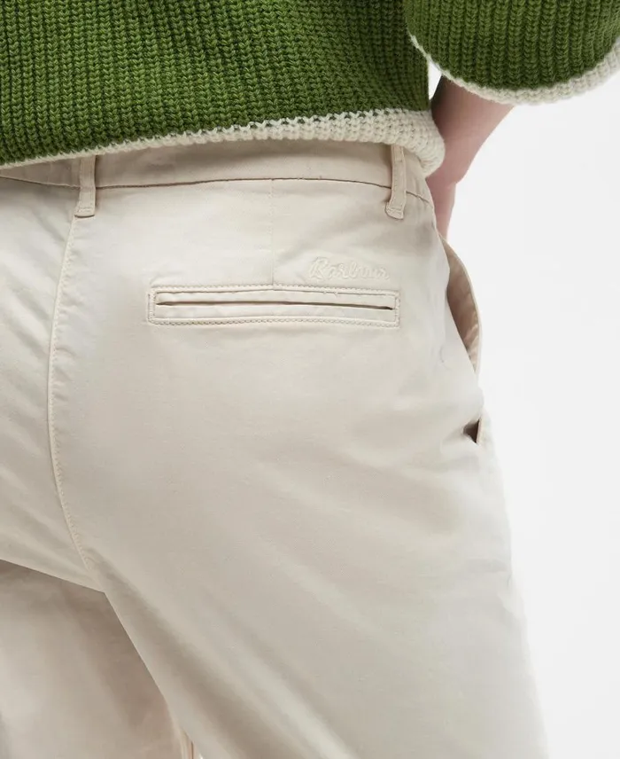 Cropped Chinos Classic Navy Women Barbour Trousers and Shorts