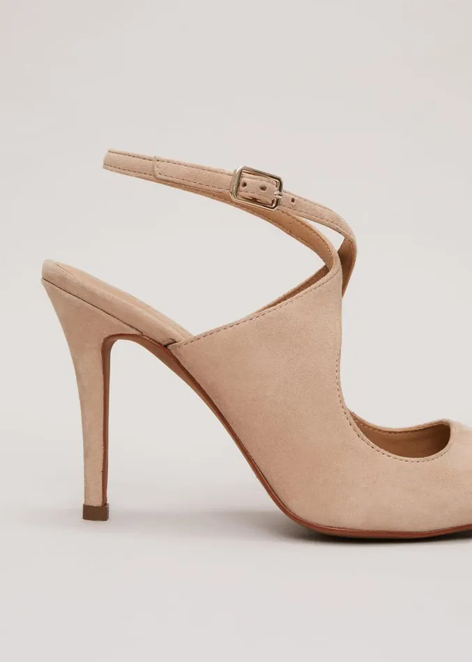 Cross Over Ankle Shoes Neutral Women Phase Eight Occasion Shoes