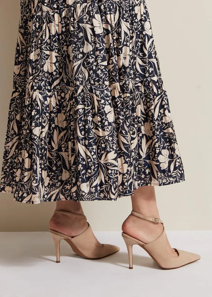 Cross Over Ankle Shoes Neutral Women Phase Eight Occasion Shoes