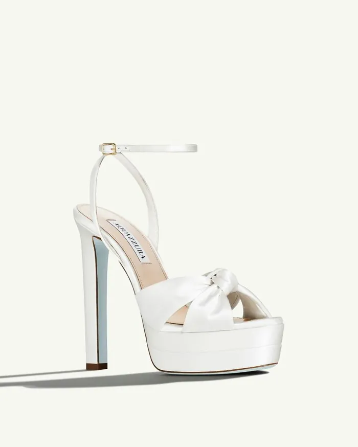 Cupid Bridal Plateau 130 White Women Aquazzura Bridal