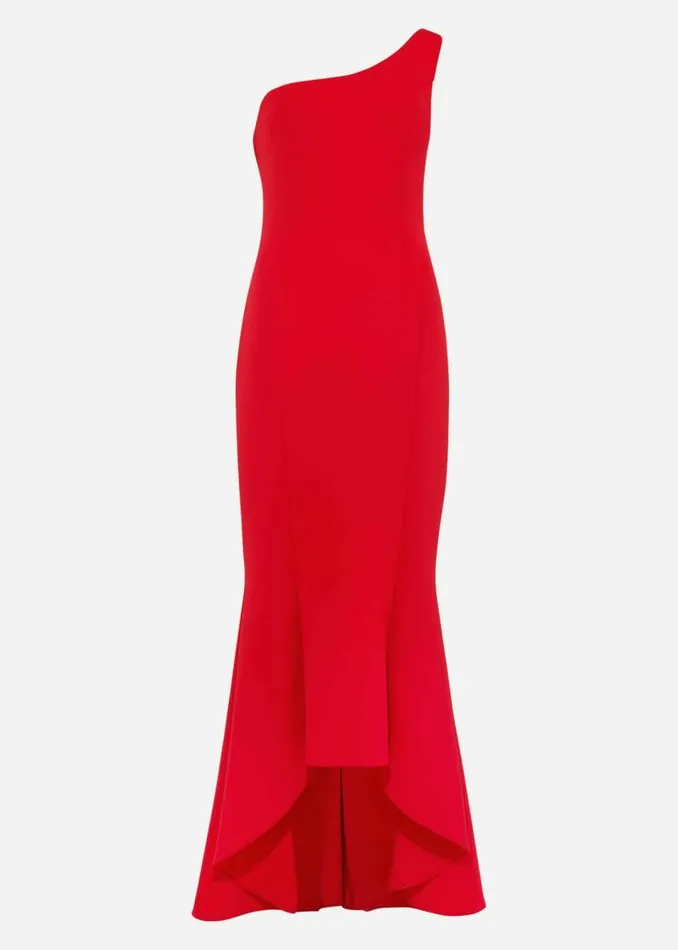 Dahlia One Shouldered Scuba Dress Scarlet Women Phase Eight Dresses