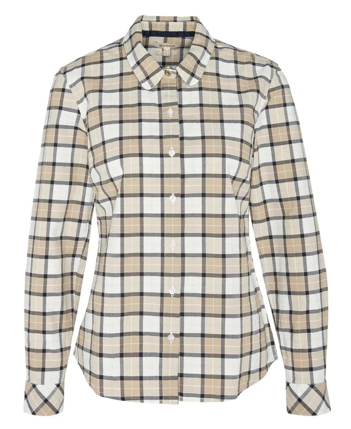 Daphne Tailored LongSleeved Shirt Bay Tartan Women Barbour Shirts and Blouses