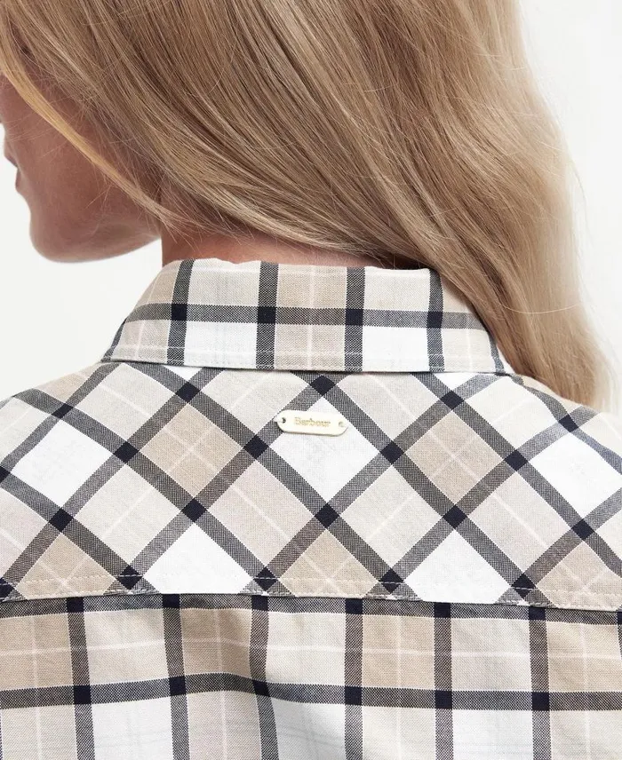 Daphne Tailored LongSleeved Shirt Bay Tartan Women Barbour Shirts and Blouses