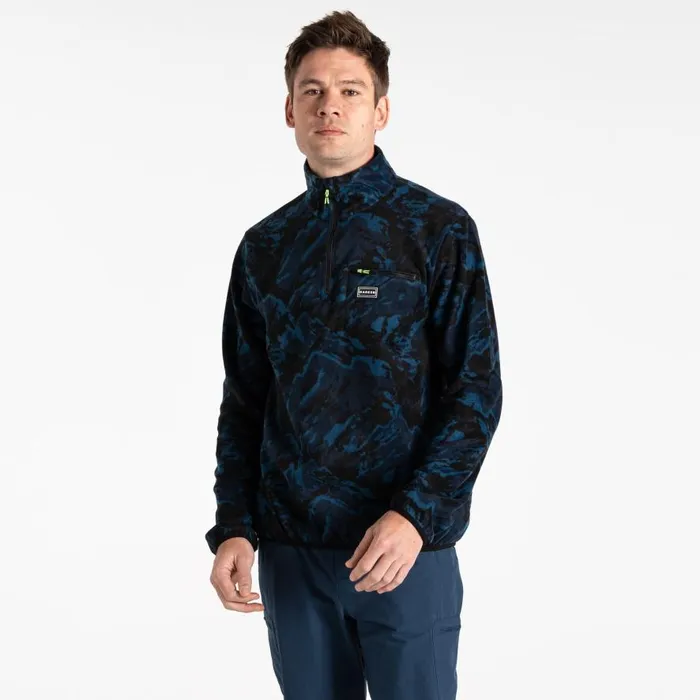 Dare 2b Affinity Fleece Blue Mountain Print Men Fleece