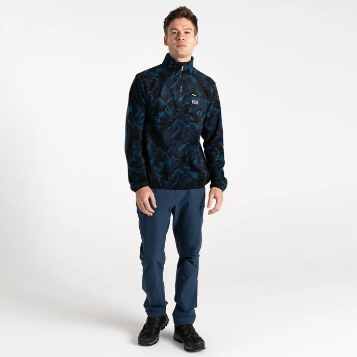 Dare 2b Affinity Fleece Blue Mountain Print Men Fleece