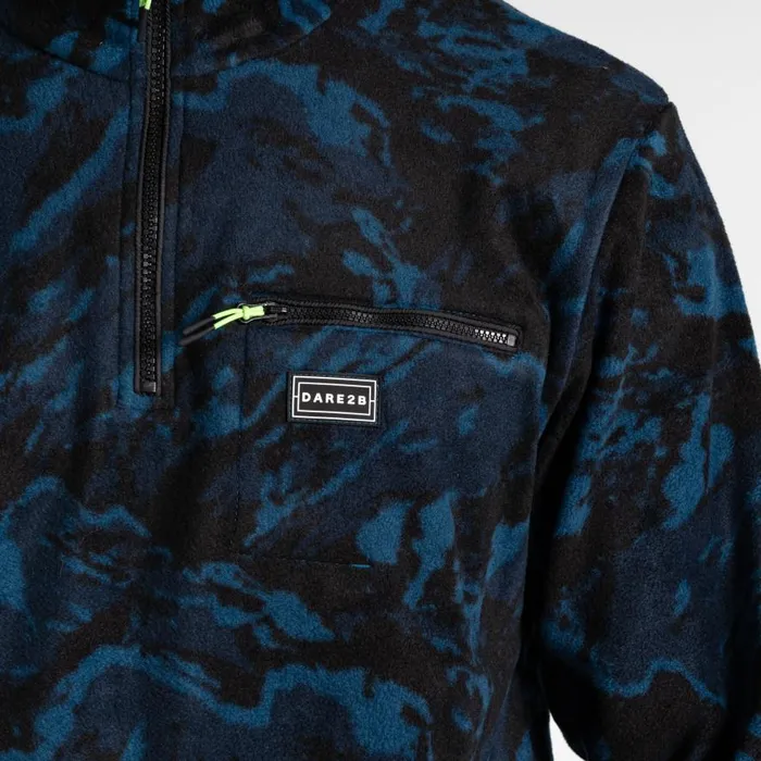 Dare 2b Affinity Fleece Blue Mountain Print Men Fleece