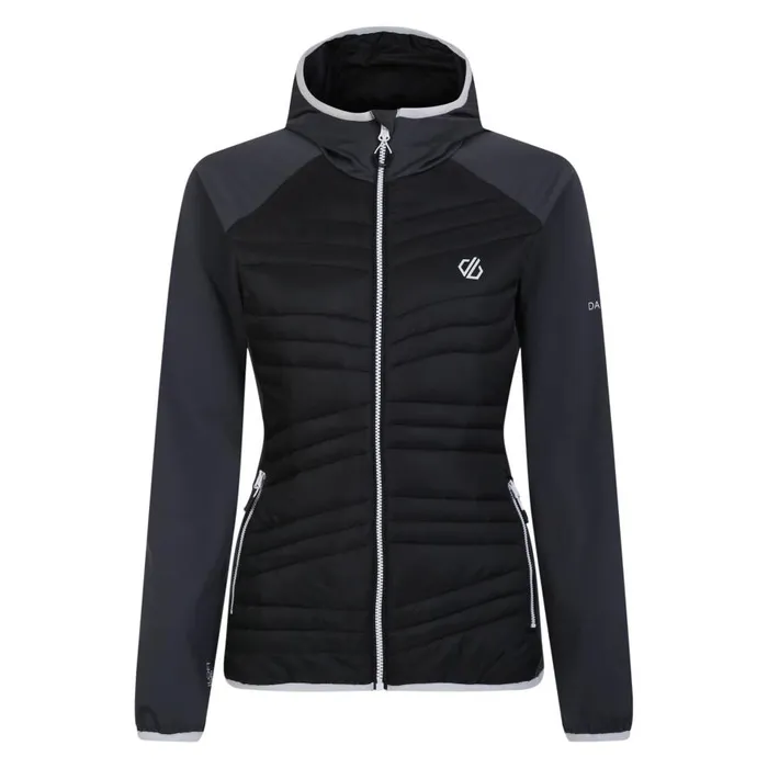 Dare 2b Altimeter Hybrid Jacket Black Ebony Grey Women Lightweight Jackets