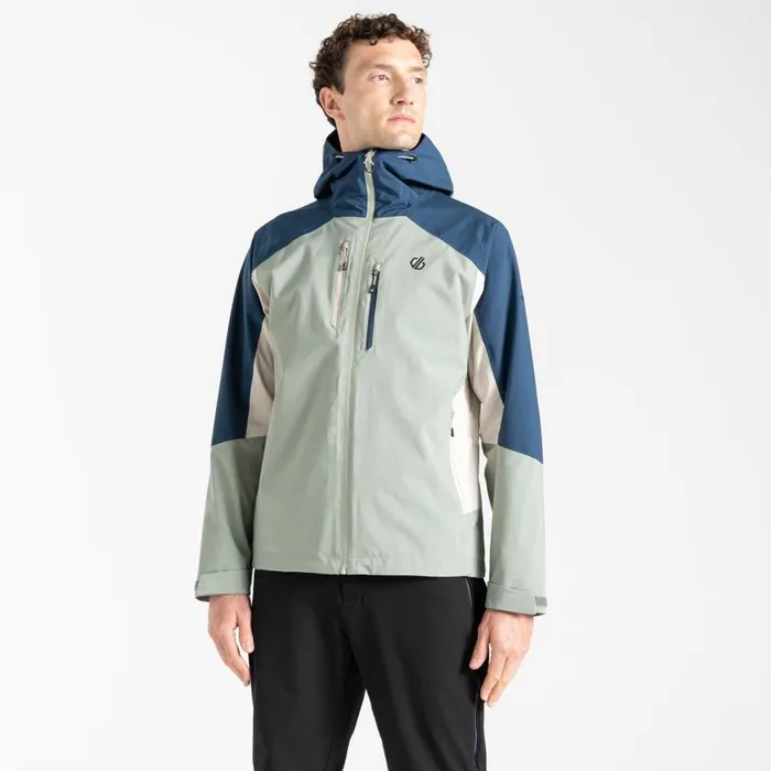 Dare 2b Arising II Waterproof Jacket Green Moonlight Denim Men Waterproof Jackets