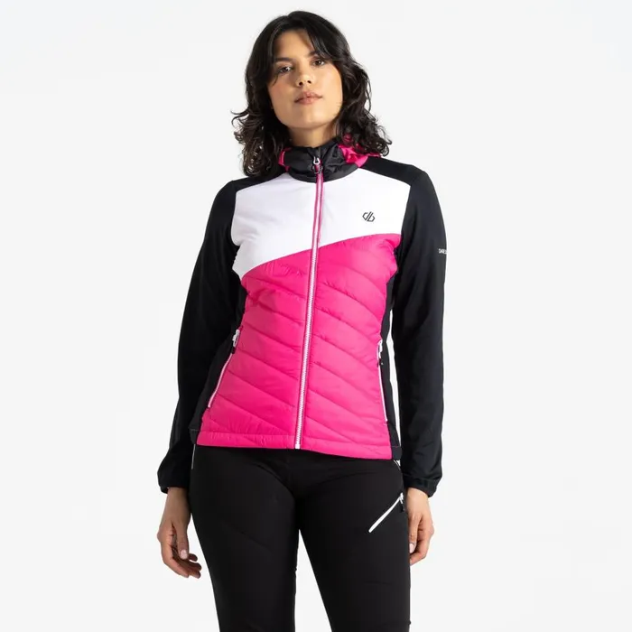 Dare 2b Ascending Hybrid Pure Pink White Women Lightweight Jackets