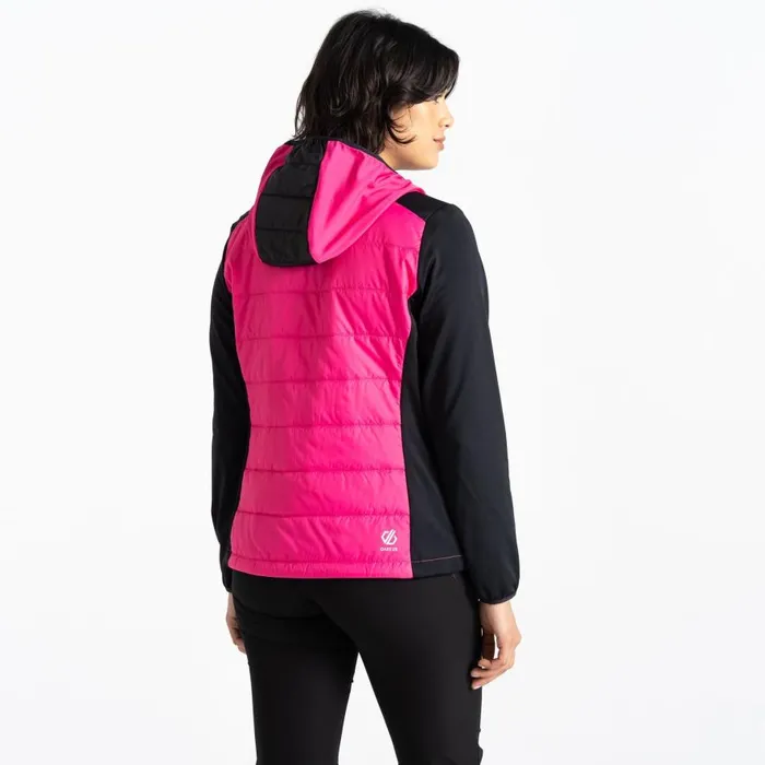 Dare 2b Ascending Hybrid Pure Pink White Women Lightweight Jackets