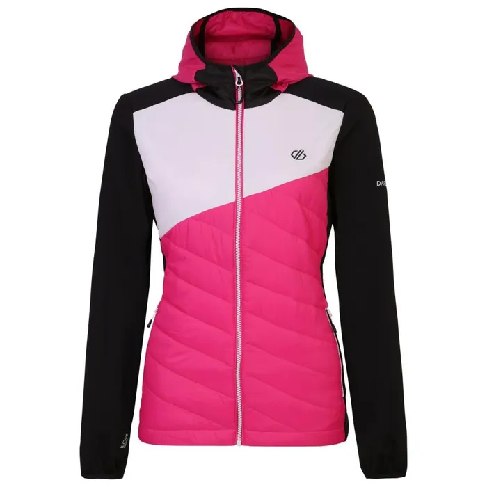 Dare 2b Ascending Hybrid Pure Pink White Women Lightweight Jackets