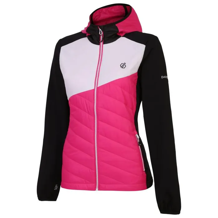 Dare 2b Ascending Hybrid Pure Pink White Women Lightweight Jackets