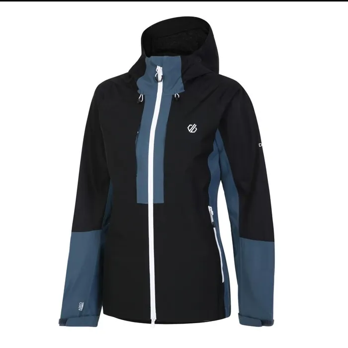 Dare 2b Assuring Waterproof Jacket Orion Grey Black Women Waterproof Jackets