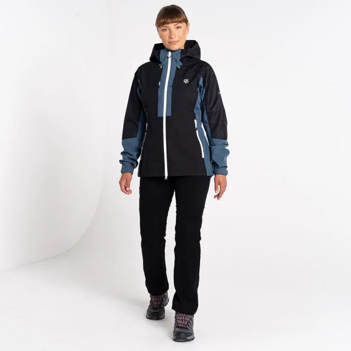 Dare 2b Assuring Waterproof Jacket Orion Grey Black Women Waterproof Jackets