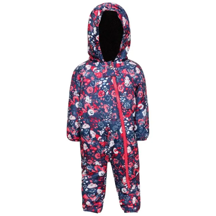 Dare 2b Bambino II Insulated Snowsuit Pink Floral Print Kids Snow Suits