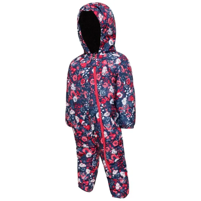 Dare 2b Bambino II Insulated Snowsuit Pink Floral Print Kids Snow Suits