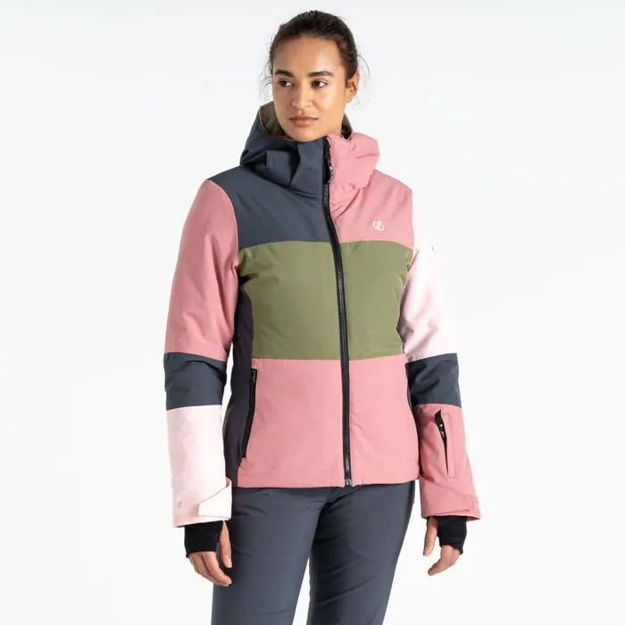 Dare 2b Banded Ski Jacket Dusty Rose Green Women Ski Jacket