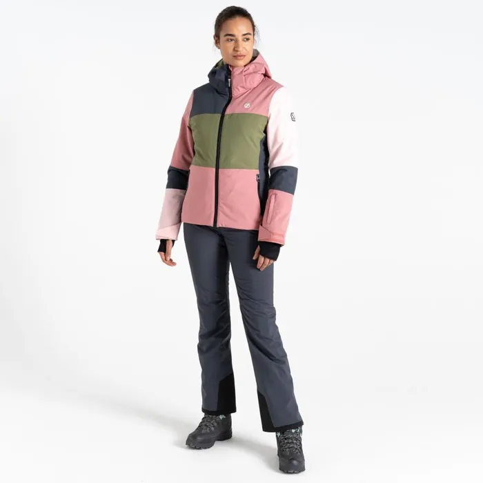 Dare 2b Banded Ski Jacket Dusty Rose Green Women Ski Jacket