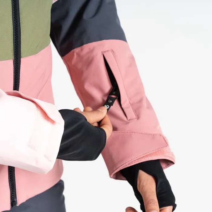 Dare 2b Banded Ski Jacket Dusty Rose Green Women Ski Jacket