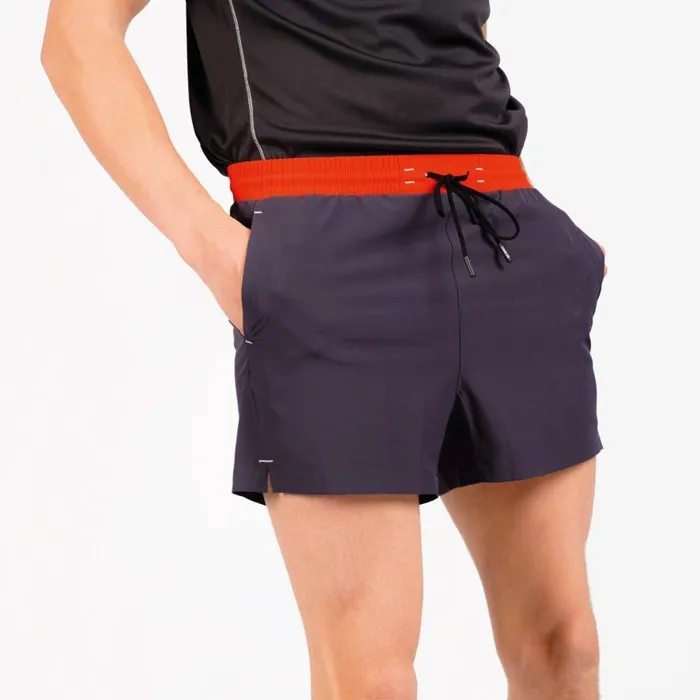 Dare 2b Cascade Lightweight Shorts Ebony Grey Trail Blaze Red Men Gym Shorts