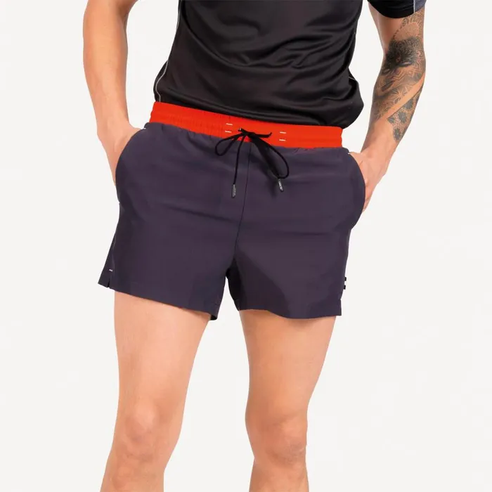 Dare 2b Cascade Lightweight Shorts Ebony Grey Trail Blaze Red Men Gym Shorts