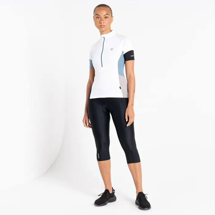 Dare 2b Compassion II Lightweight Jersey White Ash Grey Women Cycling Jerseys