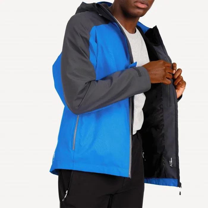 Dare 2b Diluent III Waterproof Jacket Athletic Blue Ebony Grey Men Waterproof Jackets