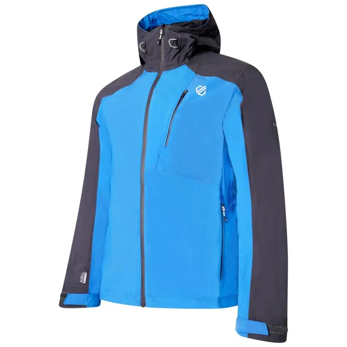 Dare 2b Diluent III Waterproof Jacket Athletic Blue Ebony Grey Men Waterproof Jackets