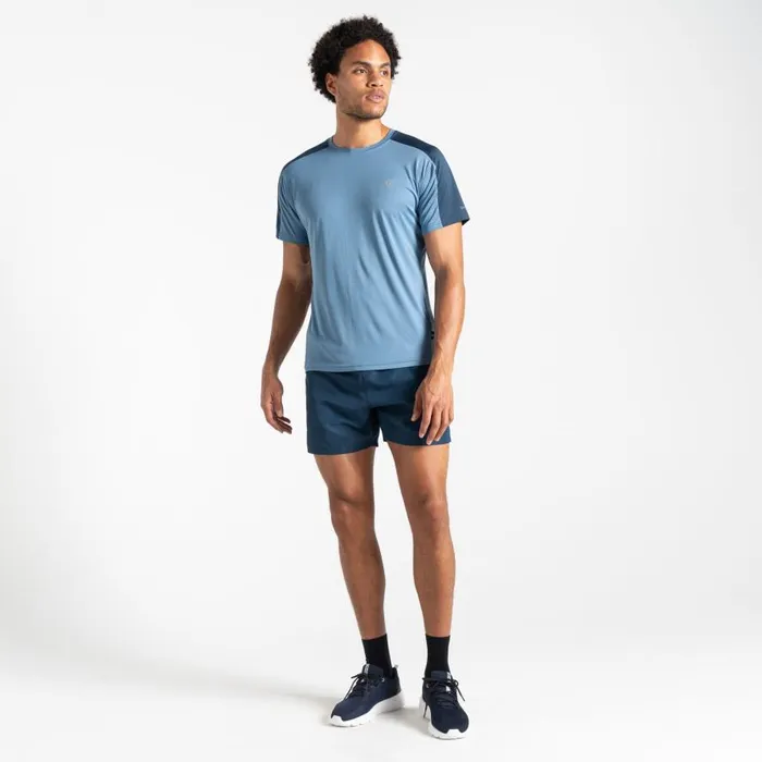Dare 2b Discernible III Tshirt Black Mediterranea Green Men Gym Tops