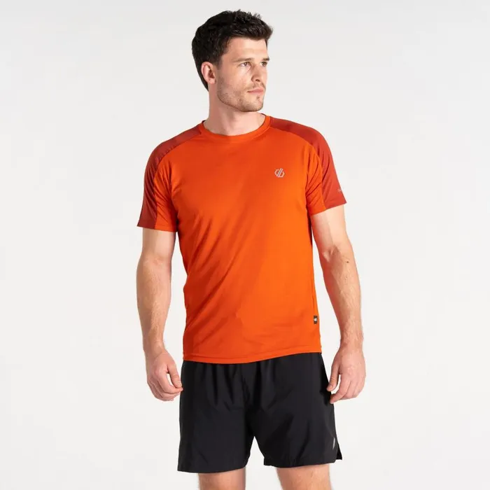 Dare 2b Discernible III Tshirt Cinnamon Tuscan Red Men Gym Tops