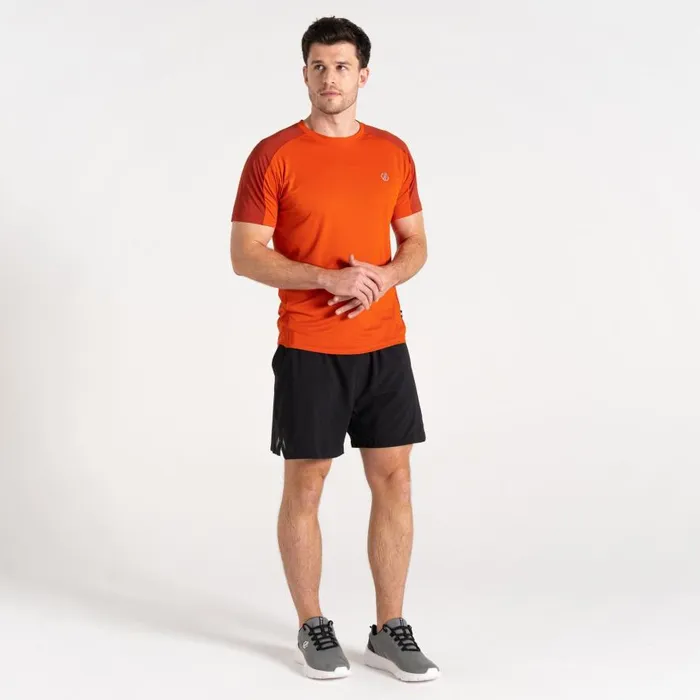 Dare 2b Discernible III Tshirt Cinnamon Tuscan Red Men Gym Tops
