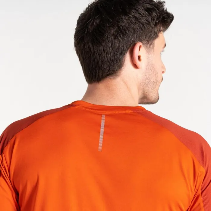 Dare 2b Discernible III Tshirt Cinnamon Tuscan Red Men Gym Tops