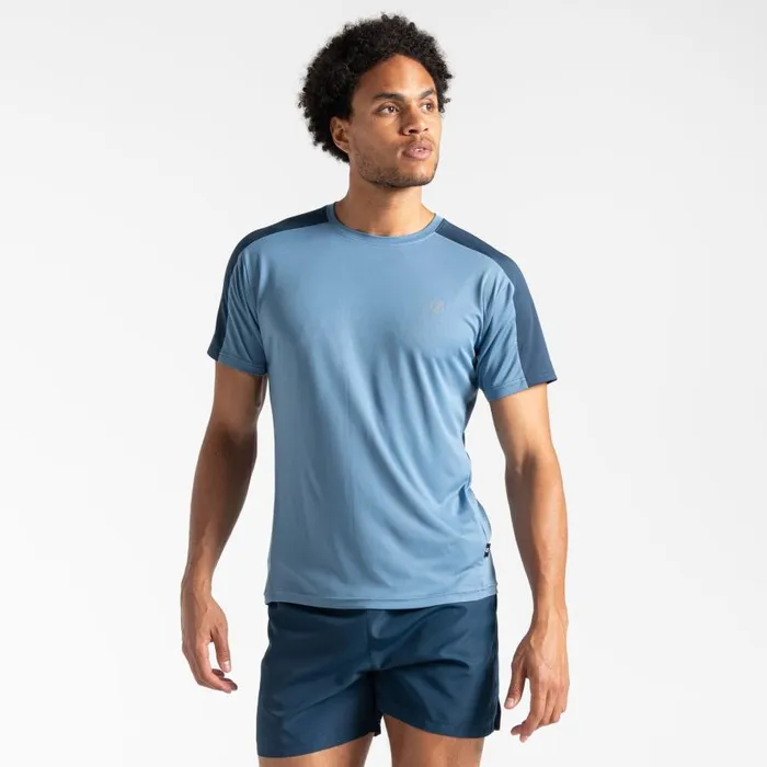 Dare 2b Discernible III Tshirt Coronet Blue Moonlight Denim Men Gym Tops