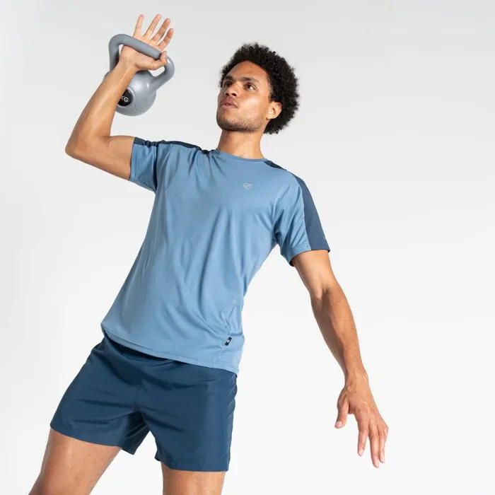 Dare 2b Discernible III Tshirt Coronet Blue Moonlight Denim Men Gym Tops