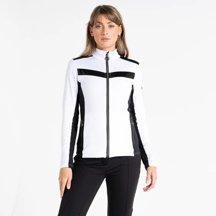Dare 2b Divinity II Core Stretch Midlayer White Black Women Midlayers