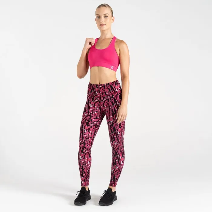 Dare 2b Don039t Sweat It II Sports Bra Pure Pink Marl Women Gym Tops