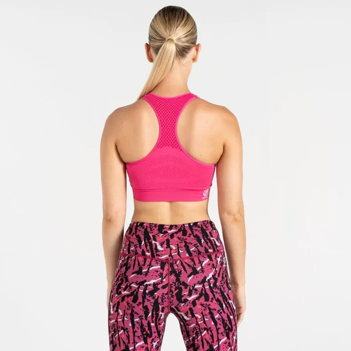 Dare 2b Don039t Sweat It II Sports Bra Pure Pink Marl Women Gym Tops