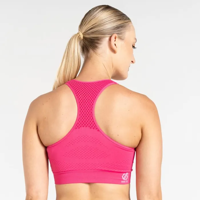 Dare 2b Don039t Sweat It II Sports Bra Pure Pink Marl Women Gym Tops