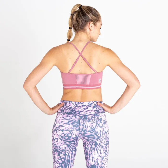 Dare 2b Don039t Sweat It Strappy Bra Mesa Rose Women Low Impact
