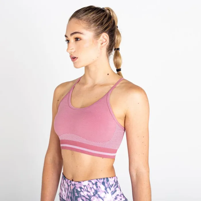 Dare 2b Don039t Sweat It Strappy Bra Mesa Rose Women Low Impact