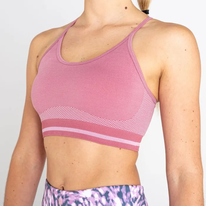 Dare 2b Don039t Sweat It Strappy Bra Mesa Rose Women Low Impact