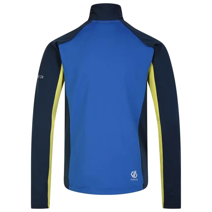 Dare 2b Emergent Core Stretch Midlayer Olympian Blue Yellow Kids Fleece