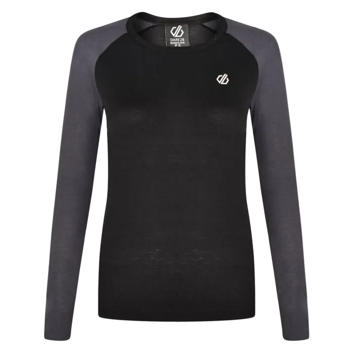Dare 2b Exchange II Thermal Base Layer Top Black Ebony Women Base Layers