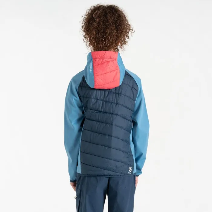 Dare 2b Explore Hybrid Jacket Sorbet Pink Blue Kids Lightweight Jackets